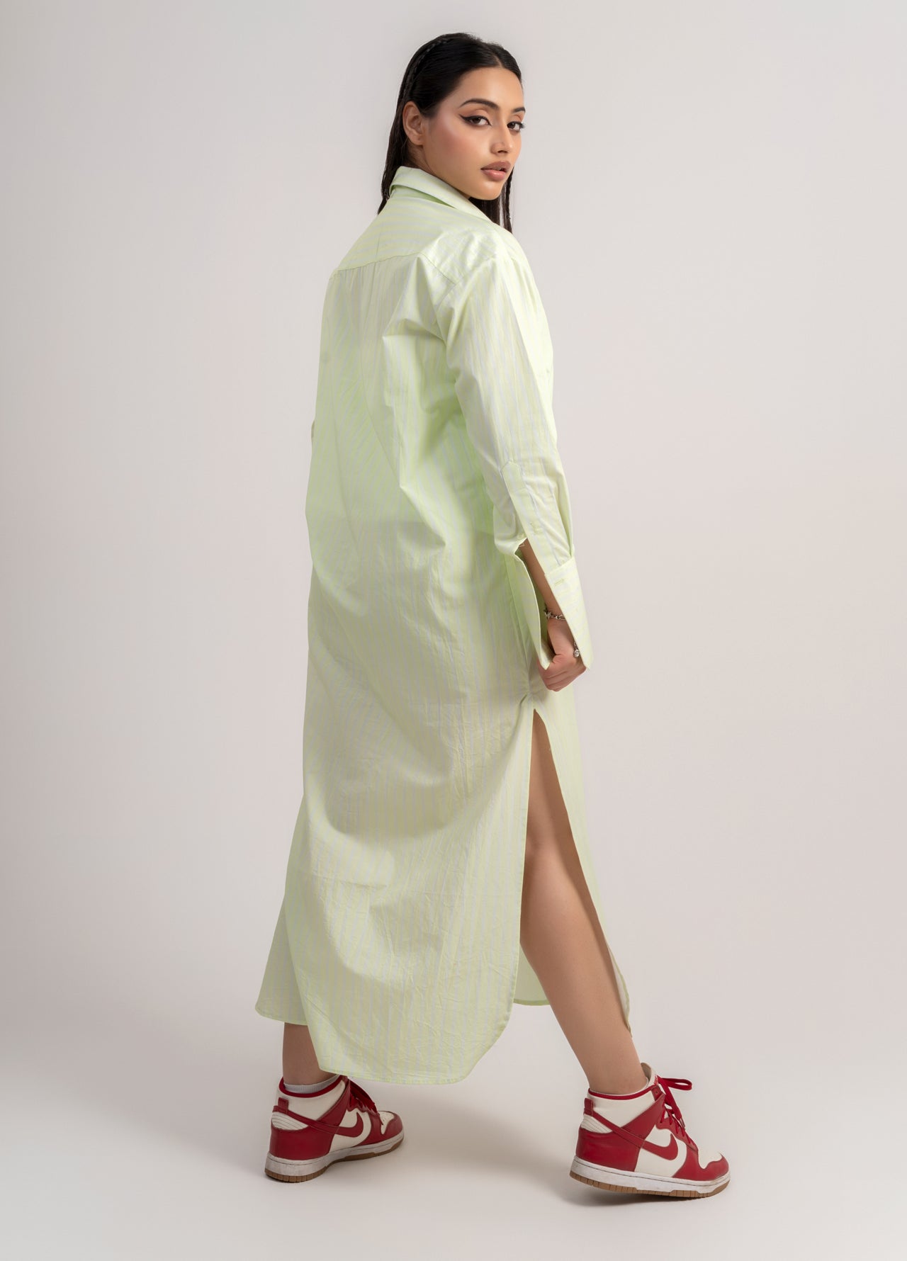 Breezi long shirt dress