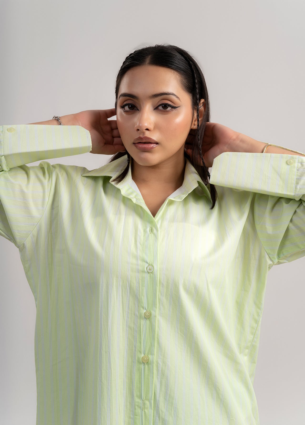 Breezi long shirt dress