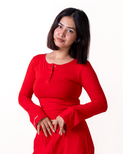 Elara Henley Top