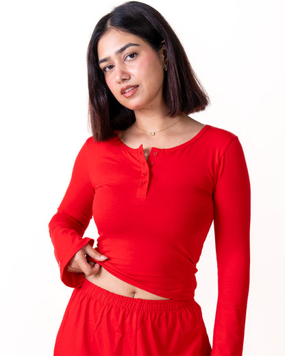 Elara Henley Top
