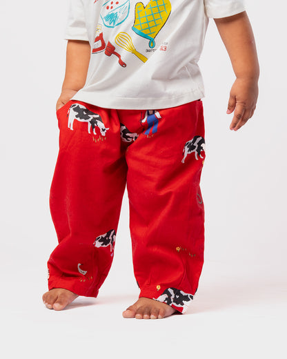 Moo Red Pants