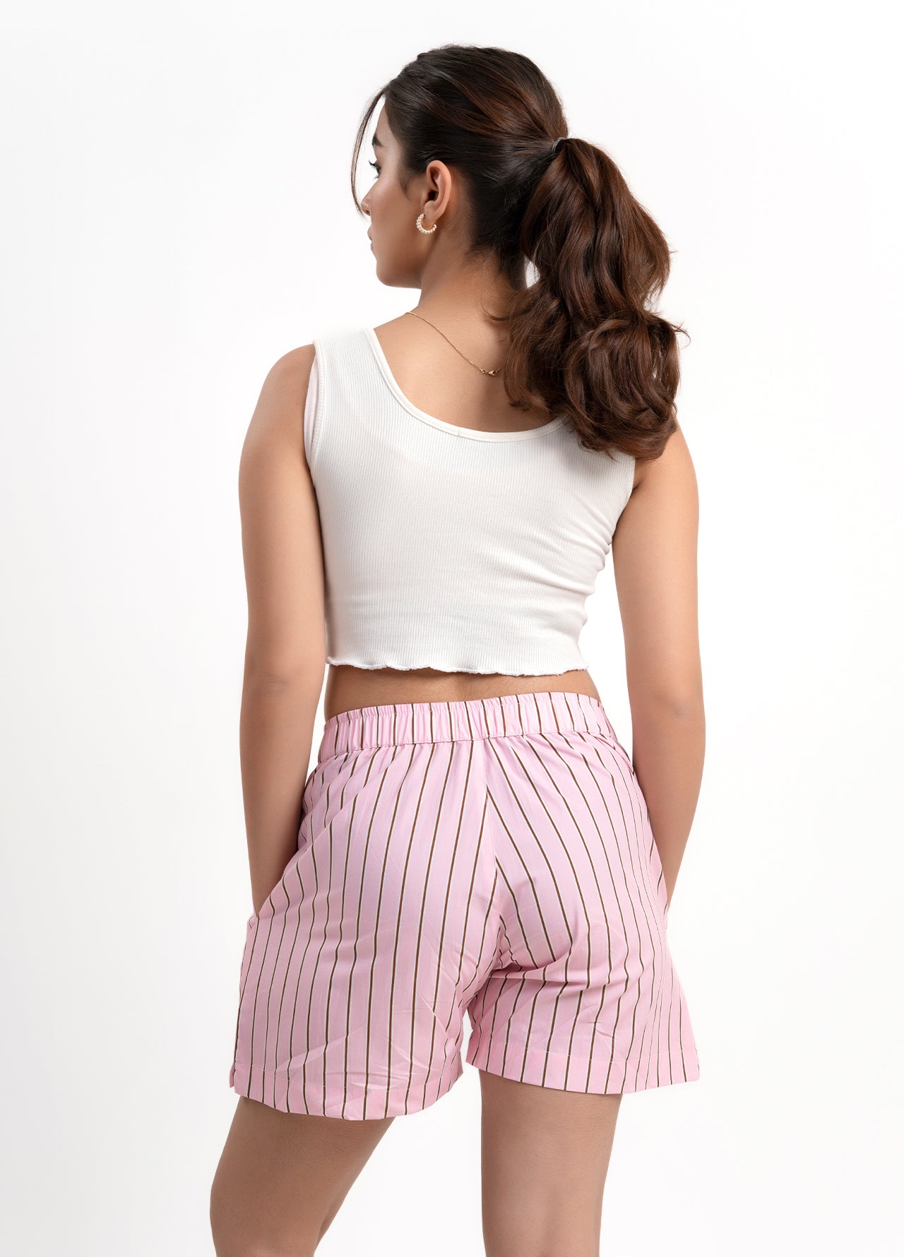 Fleur pink shorts