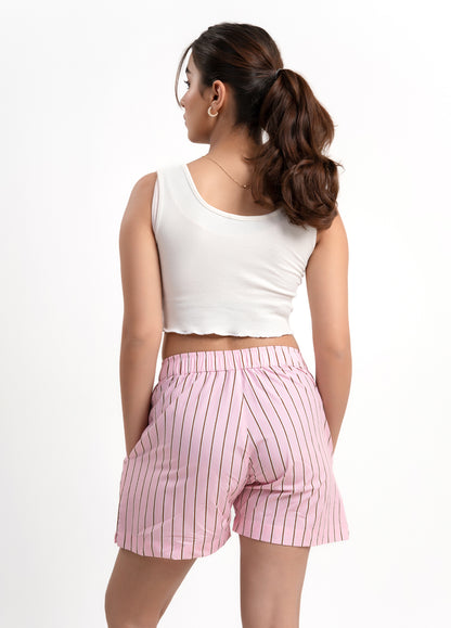 Fleur pink shorts