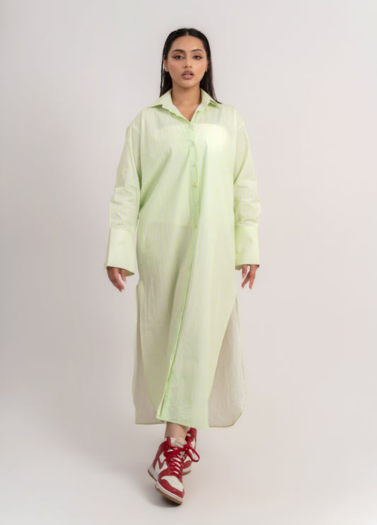 Breezi long shirt dress