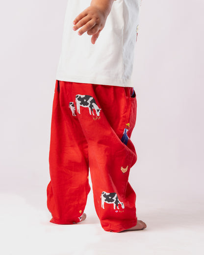 Moo Red Pants