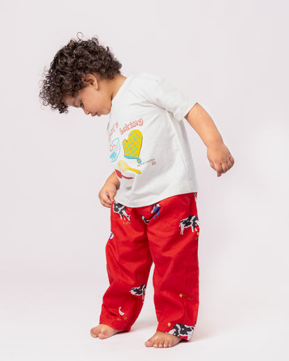 Moo Red Pants