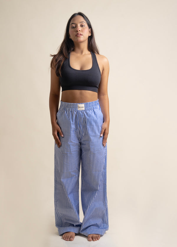 Ocean blue pajama pants
