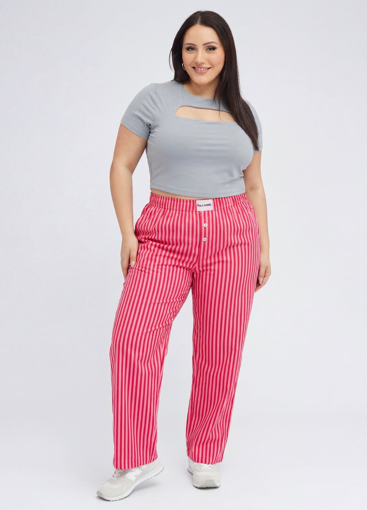 Poppy stripes pajama pants