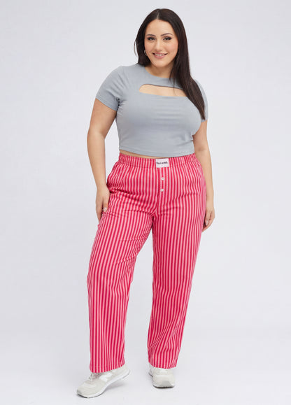 Poppy stripes pajama pants