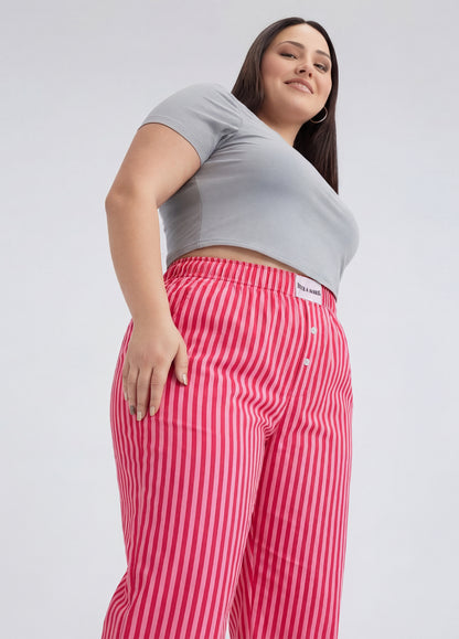 Poppy stripes pajama pants