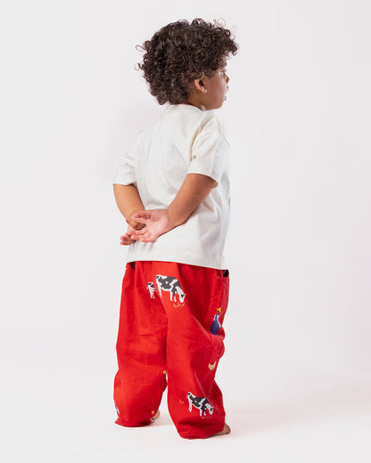 Moo Red Pants